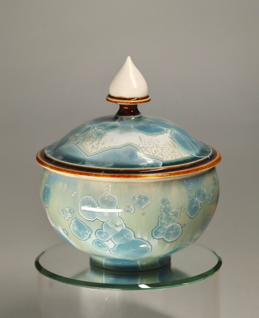 Seafoam Jewelry Jar